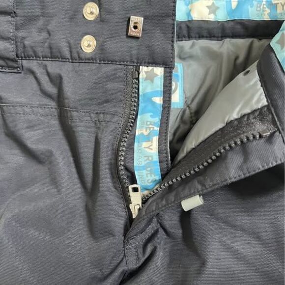 Little Girls Size Small Betty Rides Ski Snow Pants Black Snowboard - Picture 7 of 9